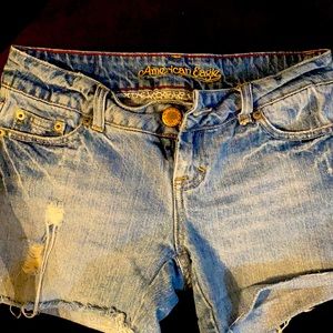American eagle denim shorts size 4